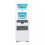 Print station dual screen touch screen payment self service A4 document printing kiosk for sale