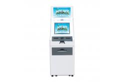 China Print station dual screen touch screen payment self service A4 document printing kiosk supplier