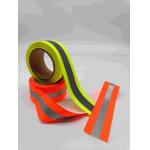 custom Cotton Aramid fiber FR Reflective Tape Silver Yellow Orange for sale