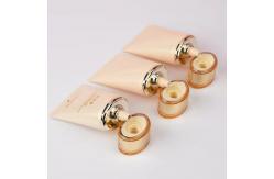 China Oval Applicator Tubes Recyclable Flat Cosmetic Tubes Customized For Sunscreen Cream supplier