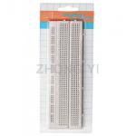 White ABS Metal Soldered Breadboard , Electronic Breadboard Projects for sale