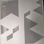 Custom Design Round Triangle Hole Aluminum Stainless Steel Perforated Sheet For Decorative Mesh for sale