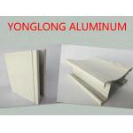 Customized Rectangle Wood Finish Aluminium Profile For Door Corrosion Resistance for sale