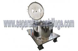 China Flooded Biomass Vertical Basket Centrifuge With Cold Solvent For CBD Oil Extraction supplier