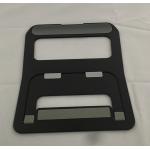 Black 230*210*4mm Macbook Metal Stand Anodizing Aluminum Laptop Tray for sale