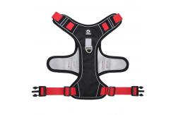 China Reflective Dog Oxford Adjustable Straps Harness Vests For Safe Walking supplier