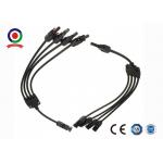 Y Branch  Waterproof Solar Cable Connectors 4 In 1 Aging Resistance for sale