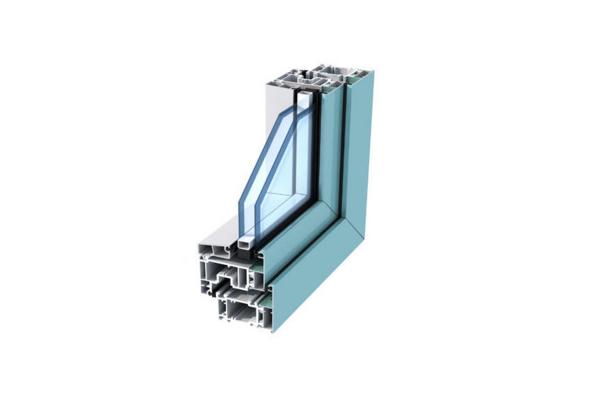 Anodized Aluminum Door Extrusions / Double Layer Tempered Glass Aluminum Structural Framing