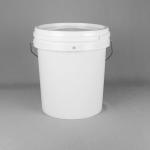 Screen Printing White Plastic Buckets 5 Gallon With Lid for sale