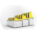 Full automatic anti-terrorist heavy duty security hydraulic road spikes blockers with LED light for sale