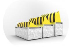 China PAS 68 Heavy Duty Rising Kerbs with Manual Hand Pumping Facility supplier