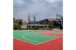 China Eco Friendly Interlocking Sports Tiles Plastic Floor Soundproof supplier