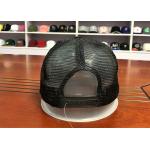 Customized Black 5 Panel Foam Back Blank Mesh Trucker Hats