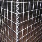 Welded Gabion Mesh Box / Galvanized Gabion Rock Wall Cages For Garden Fence