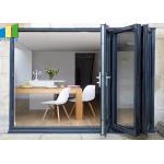 Residential And Commercial Aluminum Frame Glass Sliding Bifold Door Price for sale