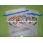 Frosted CPE Drawstring Bags For Hot Spring / Thermal Spring / Well / SPA / Onsen