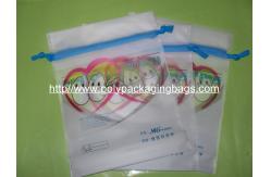 China Frosted CPE Drawstring Bags For Hot Spring / Thermal Spring / Well / SPA / Onsen supplier