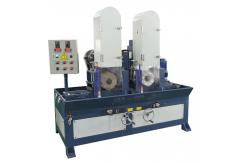 China Abrasive Belt Water Grinding Sand Machine 2 Grinding Head Wet Flat Surface supplier