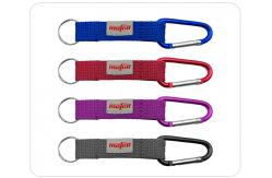 China Personalized Carabiner Keychains - Durable Outdoor Design + Scratch-Proof Fabric Straps supplier