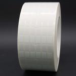 8x25-12.5mm Cable Adhesive Label 2mil White Matte Translucent Water Resistant Vinyl Cable Label for sale