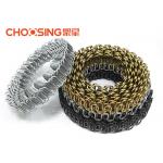 9 Ga 3.6mm Roll Sofa Seat S Shape Springs , Silver Sinuous Wire Springs With Zinc Coating for sale