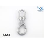 Electroplating Dog Leash Snap Hooks / Zinc Alloy Swivel Snap Hooks