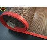 Acid Resistance PTFE Mesh Belt , Non Stick PTFE Conveyor Belts For Printing Drying for sale