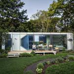 8.5m Prefabricated House Mobile Room Tiny House Capsule Rest Room Customized Size for sale