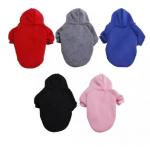 Washable Polyester Pet Apparels Autumn Winter Dog Sweater Hoodies Colorful for sale