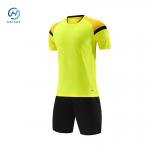 Football Team Jersey Set Breathable Polyester Fabric Kid/adult Soccer Game Training Suit for sale