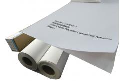 China Eco Solvent Matte Polyester Canvas Rolls Removable Self Adhesive 380gsm supplier