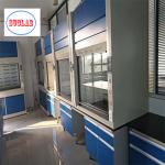 Chemistry Lab Workbench Laboratory Casework Hong Kong With Phenolic Resin Worktop Multiple Cabinets for sale