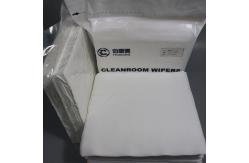 China Cellulose Polyester Cleanroom Paper Nonwoven White Low Lint Wipes For Cleaning Lab supplier