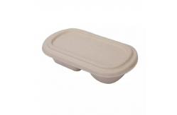 China 100 Biodegradable Compostable Sugarcane Container 850 1000ml Wheat Straw Food Container supplier