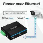 10/100Mbps SFP Fiber Media Converter Din Rail Wall Mounted Unmanaged Small Case for sale