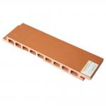 Terracotta Clay Exterior Wall Cladding Panels With Lined / Grooved / Polished Different Finish