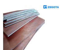 China High Performance Copper Clad Aluminum Plate Good Surface Roughness supplier