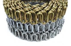 China Sofa Back Upholstery Springs For Chairs , 120ft Zig Zag Couch Springs Golden supplier