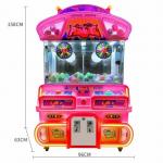 Operated system Coin Uoperated Claw Machine Arcade Double People Clip Prize Machine for sale
