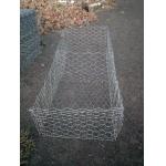 1m-5m Length Gabion White Mesh Basket 1.8mm-4mm Wire Diameter Electro Galvanized Zinc Coating for sale