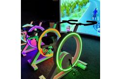 China AR Dynamic Bicycle Racing Games Interactive Projection Vr Exercise Bike With Video Game supplier