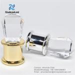 Gold Crystal Perfume Cap Cosmetic Bottle Caps For Perfume Bottle Packaging for sale