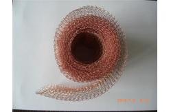 China 99.9% Copper Knitted Mesh Roll 10ft 20ft 6inch For Pest Control supplier