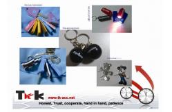 China Novelty Personalized Promotional Gifts Imprinted Logo PVC Keychain With LED Light supplier