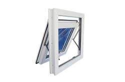 China White PVC Tempered Glass Awning Window Double Glazed Customized supplier