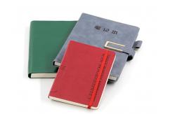 China 100Sht SGS Pu Leather Notebook Custom Printed Hardcover Offset Printing supplier