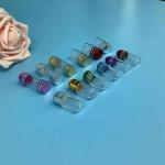 2ml Capsule Packaging Bottles Hot Stamping 11mm Small Pill Jars