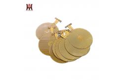 China Round Shape Pi Thin Film Flexible electric heater supplier