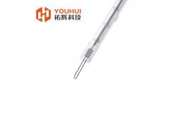China Single Tube Clear Quartz Infrared Lamps For Industrial Heating And Drying Applications supplier