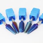 Yellow Coated Rotary Deburring Tool Tungsten Carbide Rotary Tool Carving Bits